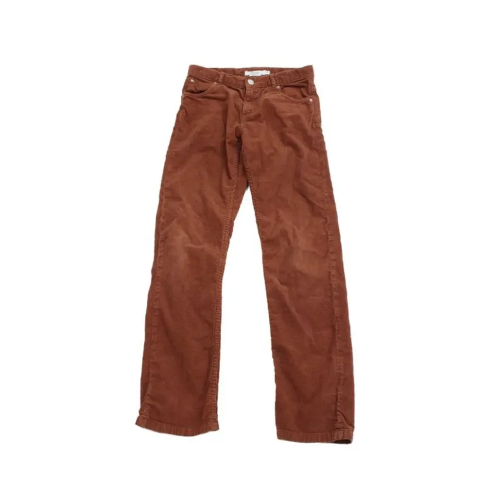 Bonpoint Girls Cotton Corduroy Pants Orange Size 12